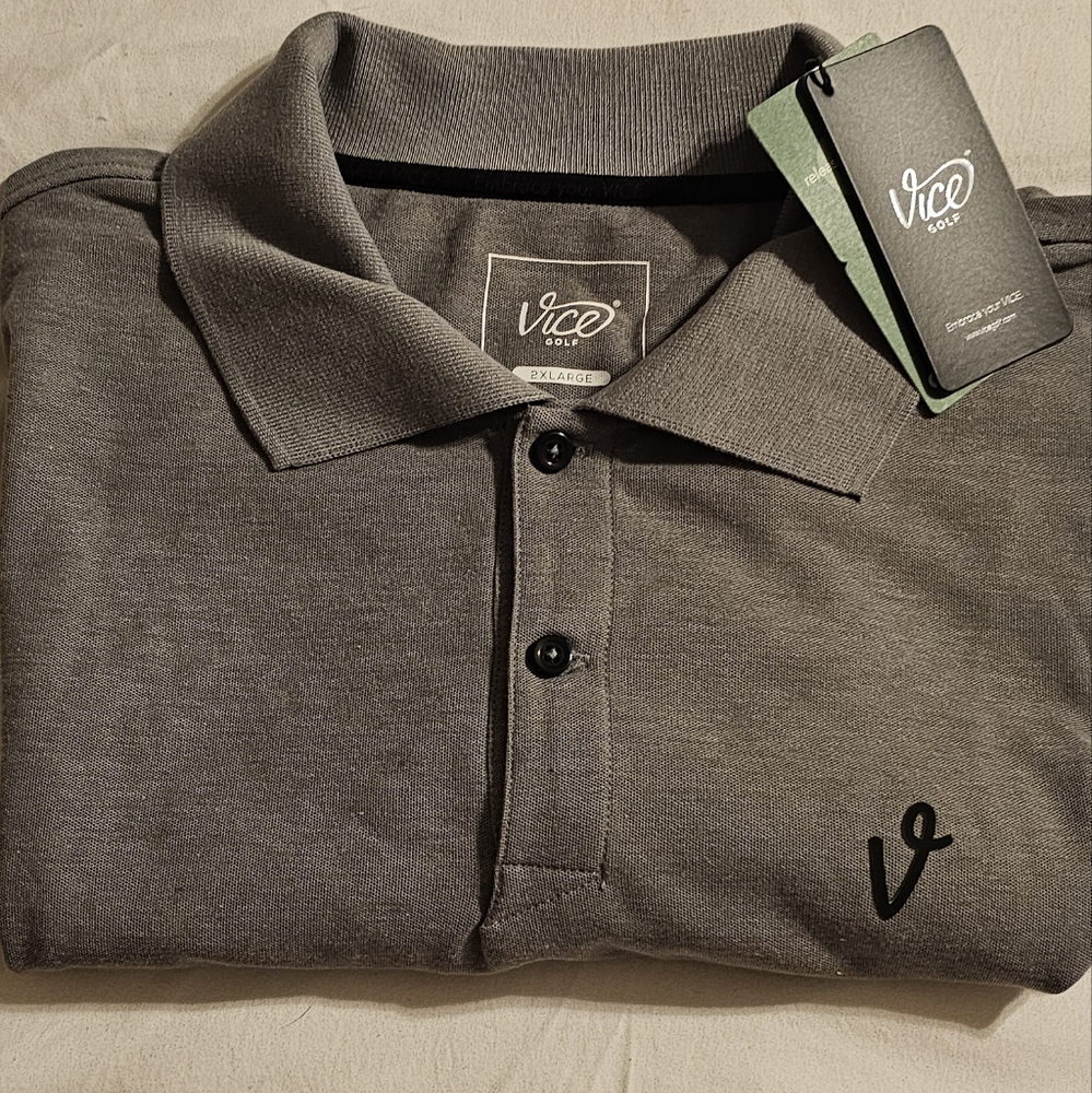 NWT mens Vice Golf polo shirt XXL 2XL